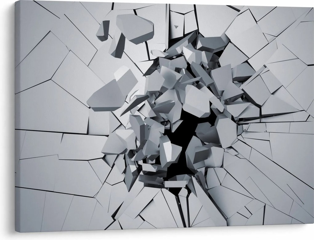 Obraz abstrakcja 3D (70x50 cm)