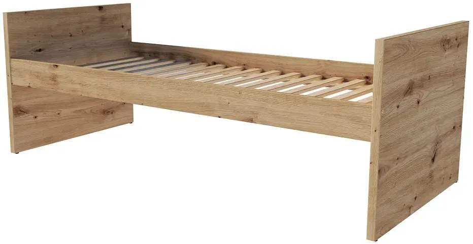 Klasyczne modułowe łóżko bazowe dąb artisan K5-L68