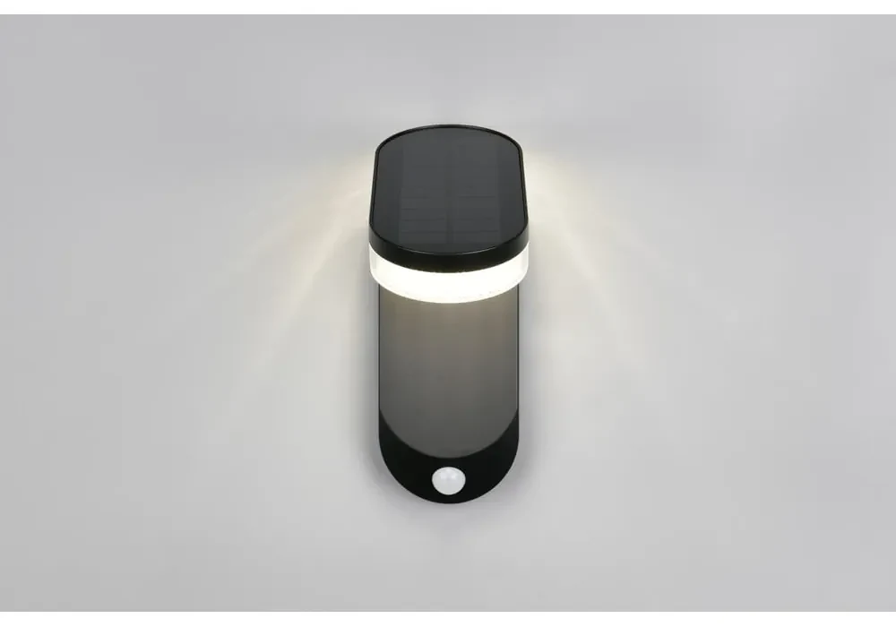 Zewnętrzna solarna lampa ścienna LED (wysokość 26 cm) Lagoas – Trio