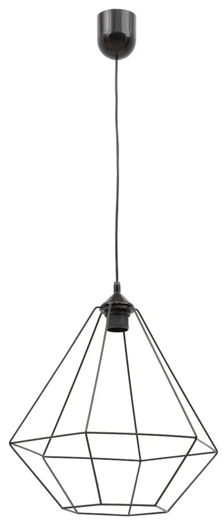 Lampa wisząca BREVITAS I czarna ELTAP