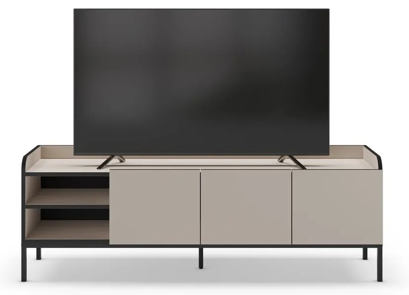 Kremowa szafka pod TV 160x55x42 cm Adara – Marckeric