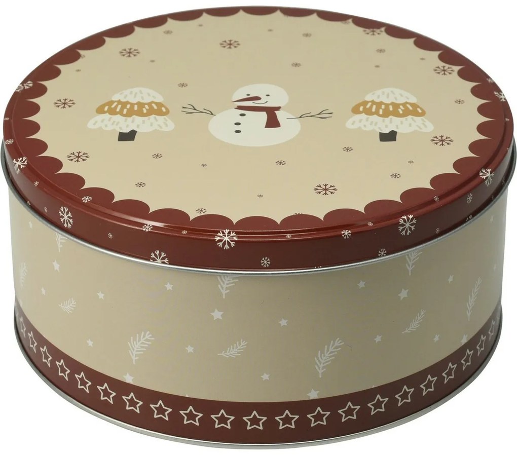 Świąteczne pudełko na ciastka i pierniki, Boże Narodzenie, zestaw 3 szt.