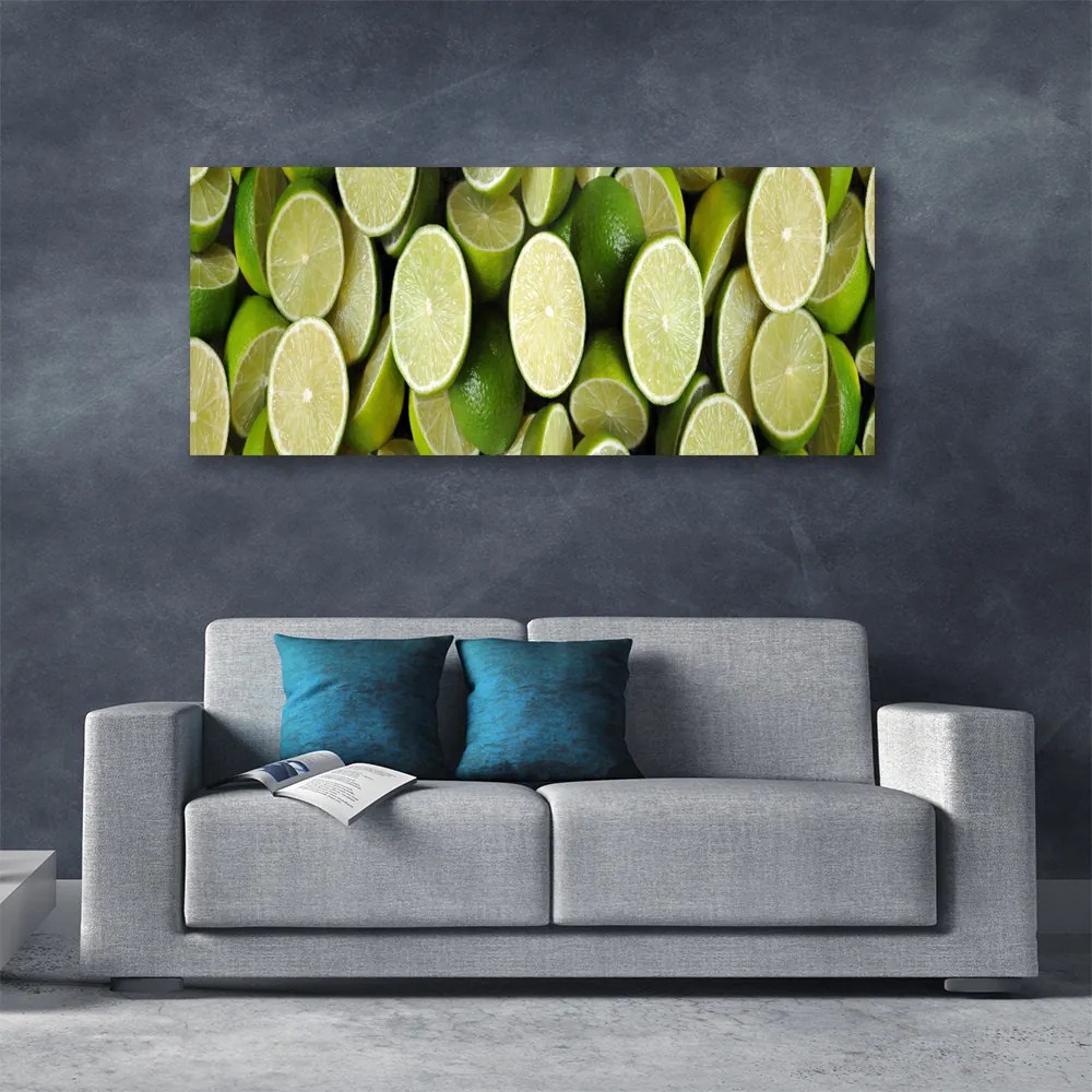 Obraz canvas na ścianę Orzeźwiający Plaster Limonki