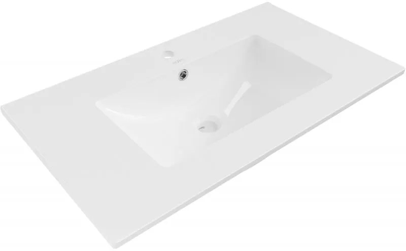 Mexen Atena umywalka wpuszczana w blat 80 x 46 cm, biała - 25018000