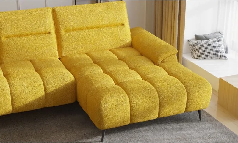 Narożnik MONTANA XL układ U Lewostronny z elektryczną regulacją siedziska WERSAL