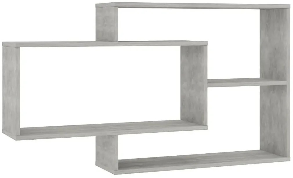 Zestaw półek ściennych w kolorze betonu M8-H22