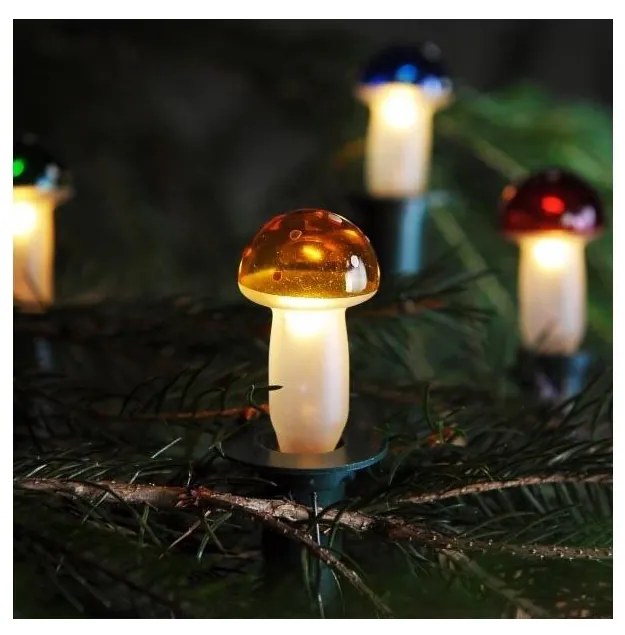 Lampki choinkowe 7,7 m TOADSTOOL 12×E10/230V