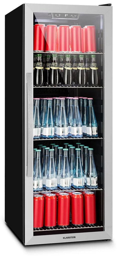 Klarstein Beersafe 130cm 171L Lodówka na Napoje Srebrny