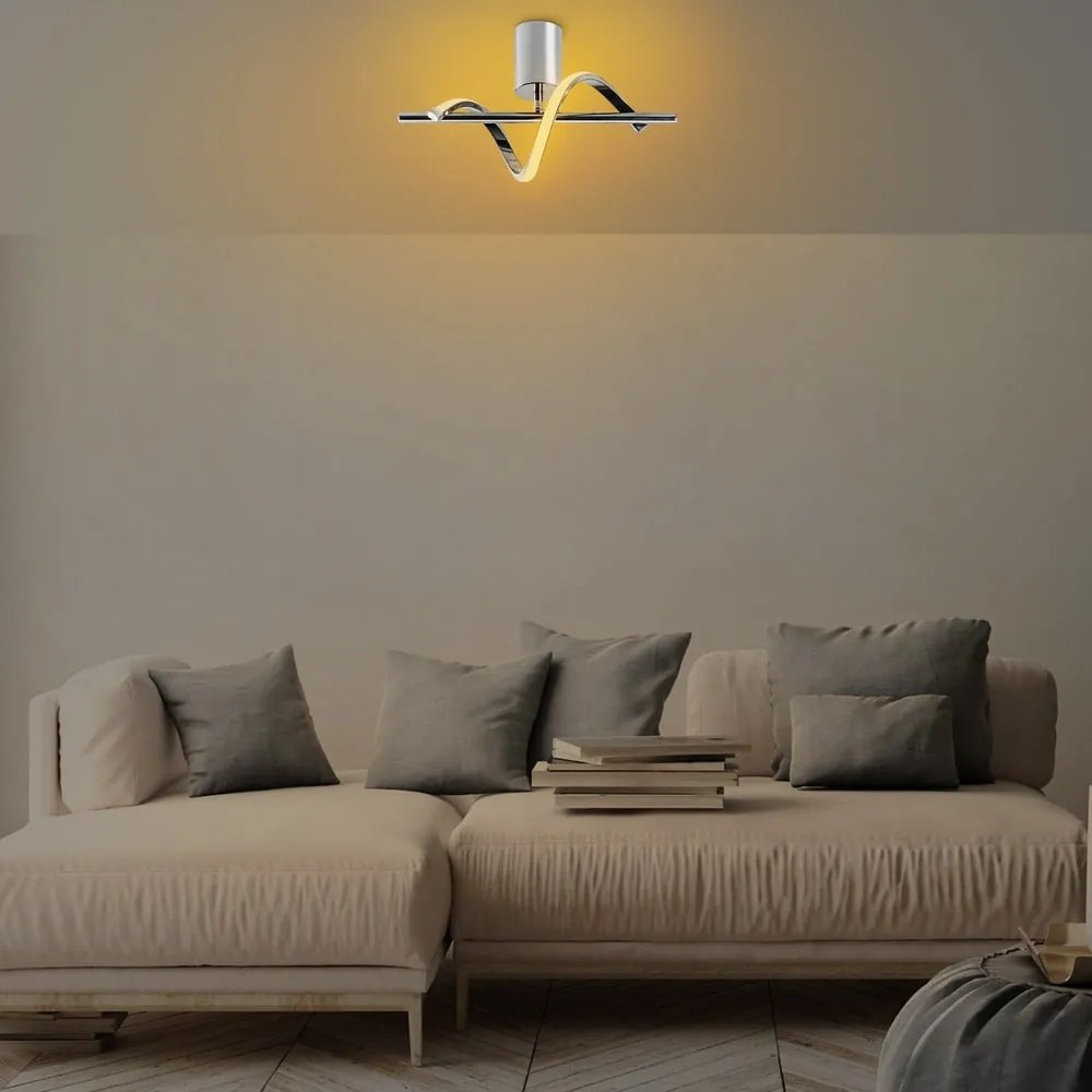 Lampa sufitowa LED w kolorze srebra ø 7 cm Likma – Opviq lights