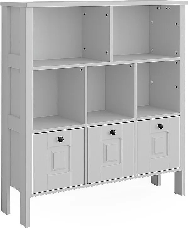 Półka dla dzieci biały 103.6x32.6x113.4 ajaton