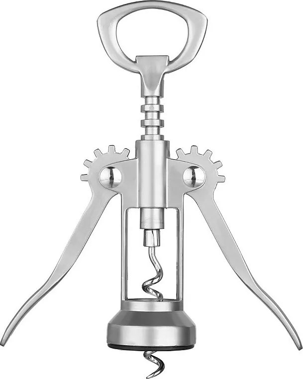 Luksusowy korkociąg "Charles de Gaulle" ze srebra z otwieraczem do butelek