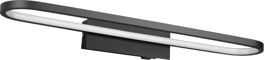 Kinkiet LED w kolorze matowej czerni (dł. 60 cm) Gianni – Trio