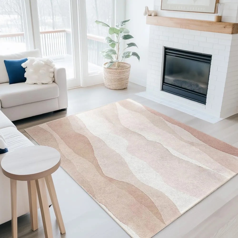 Kremowy chodnik odpowiedni do prania 60x230 cm Komodo Beach – Mila Home