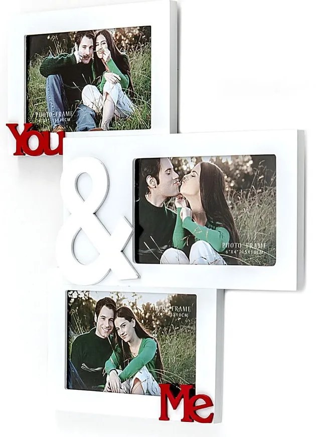 Drewniana ramka ścienna na zdjęcia Tomasucci You And Me, na fotografie o wym. 10x15 cm