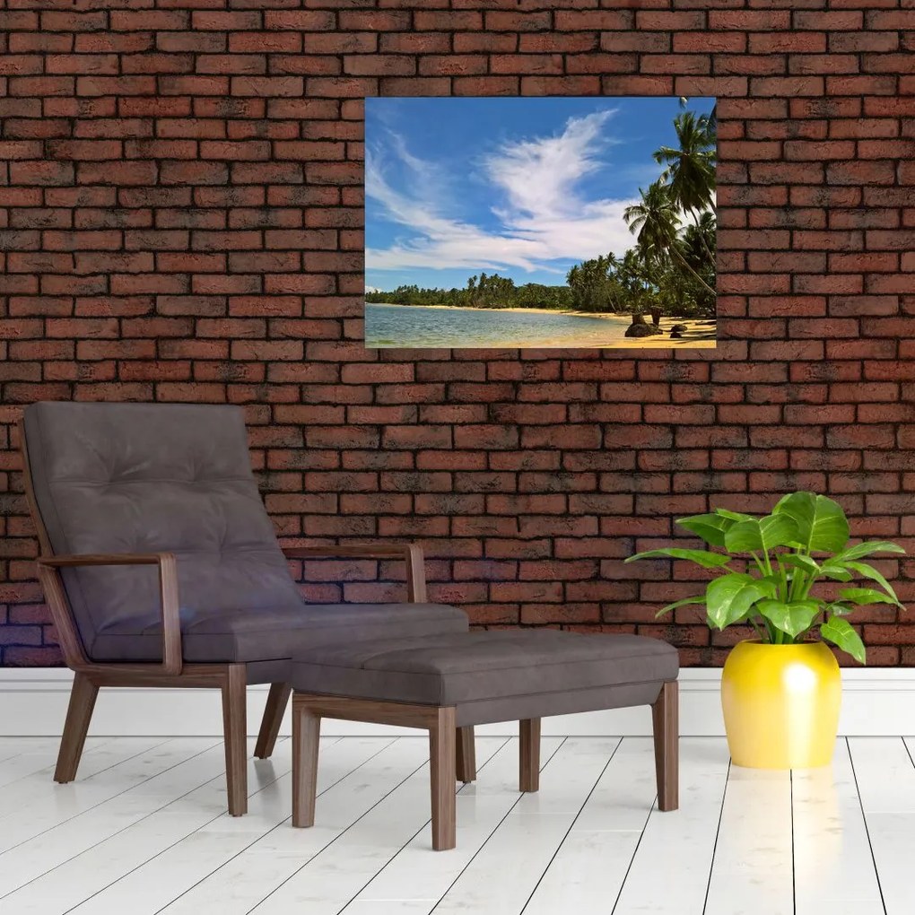 Obraz na szkle - plaża (70x50 cm)