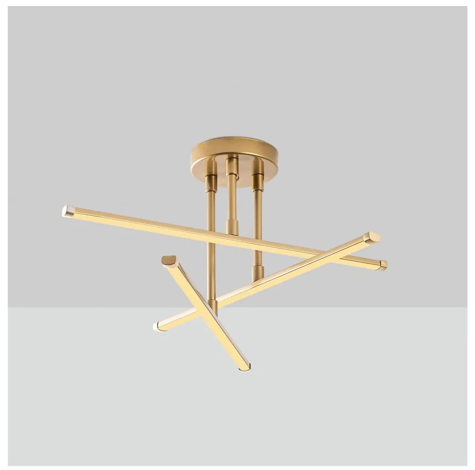 Lampa sufitowa LED w kolorze złota 26x51 cm Umut – Opviq lights