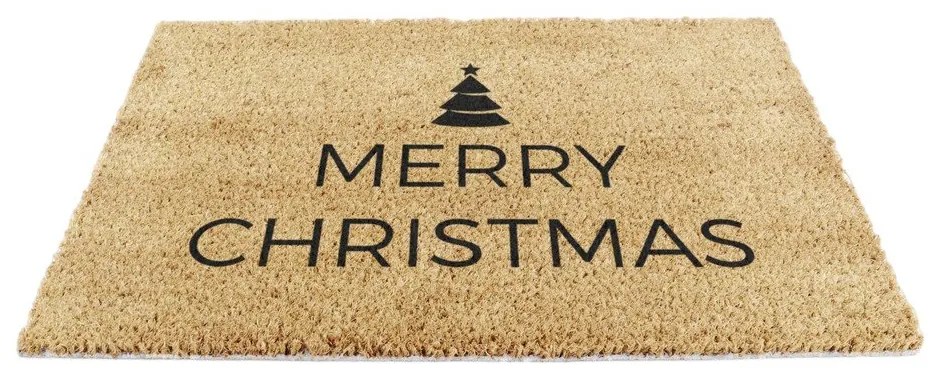Wycieraczka ze świątecznym motywem z włókna kokosowego 40x60 cm Merry Christmas – Artsy Doormats