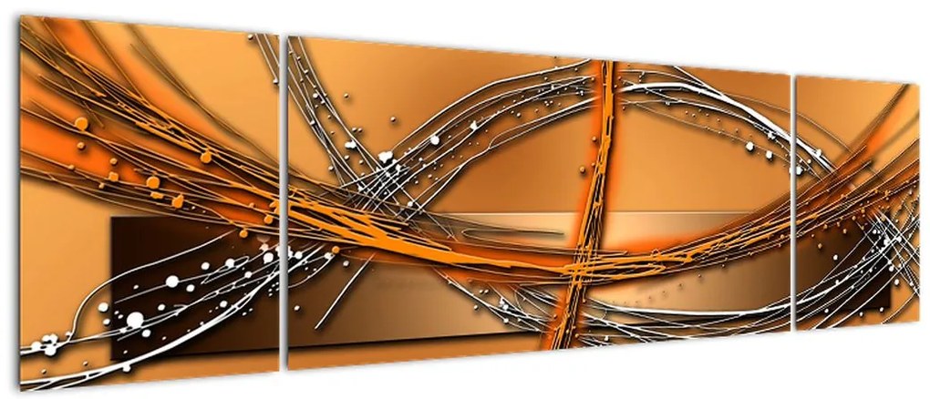 Abstrakcyjny obraz (170x50 cm)