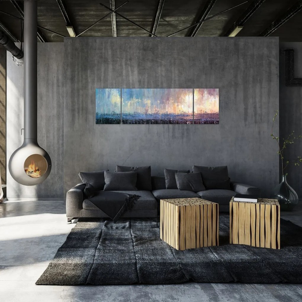 Obraz - Abstrakcja (170x50 cm)