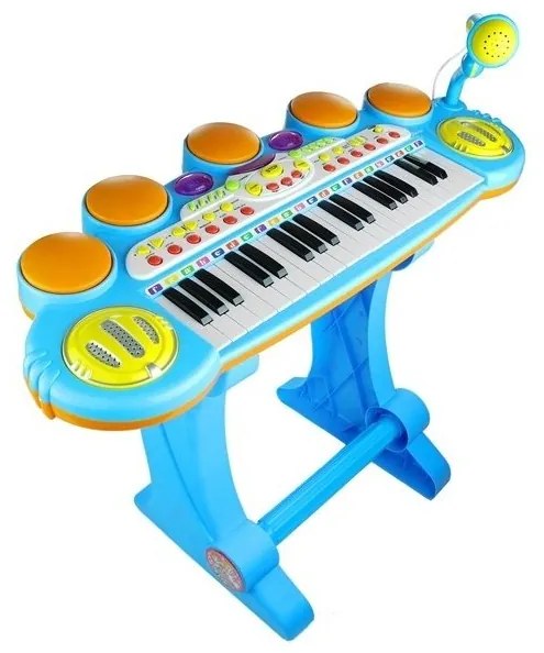 Organy pianinko keyboard perkusja stołek