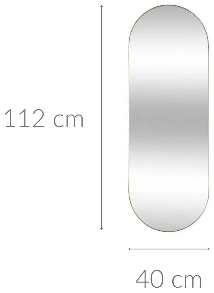Wysokie lustro SELENA 40 x 112 cm