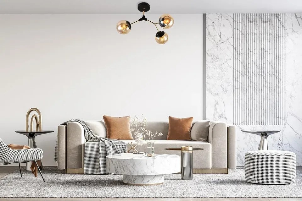 Czarny żyrandol z kloszami o bursztynowym odcieniu - V185 L0-A01