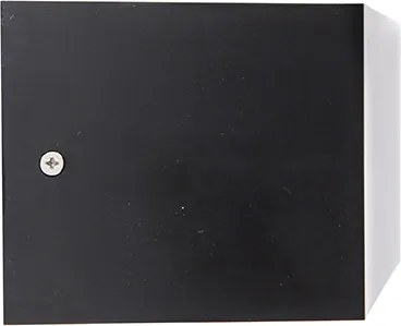 Inteligentna nowoczesna lampa ścienna czarna IP65 z Wi-Fi A60 - Houks