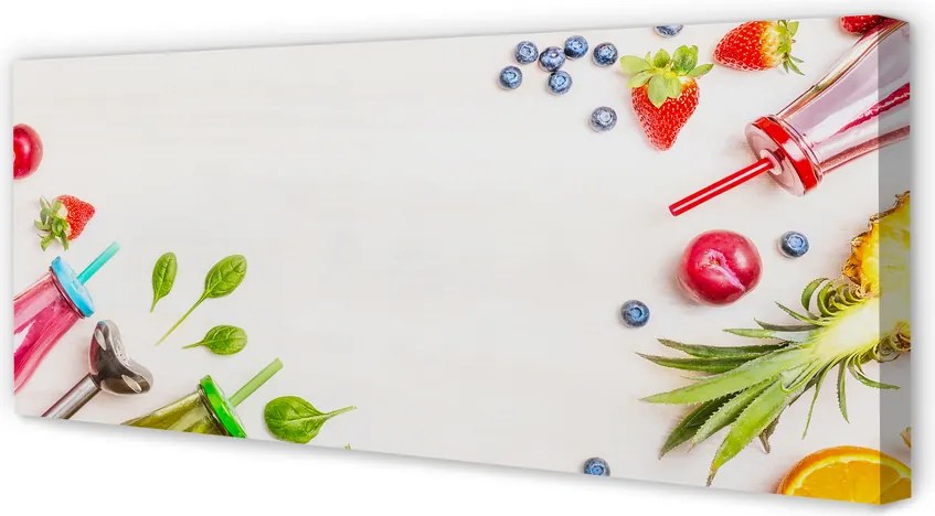 Obraz drukowany na płótnie Zielony Koktajl Witaminowy