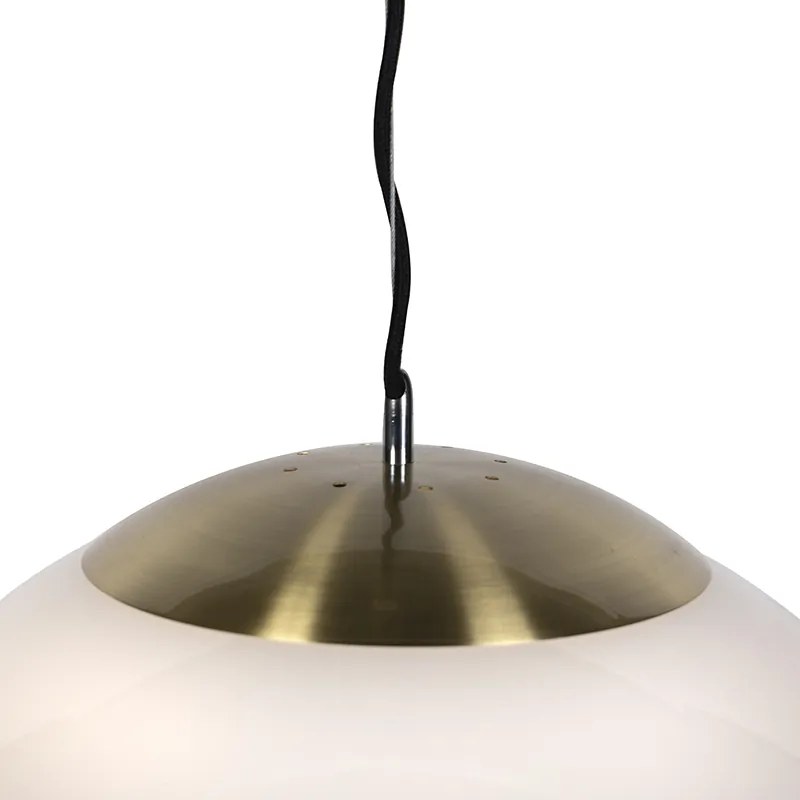 Skandynawska lampa wisząca mleczne szkło 50cm - Ball Nowoczesny Oswietlenie wewnetrzne