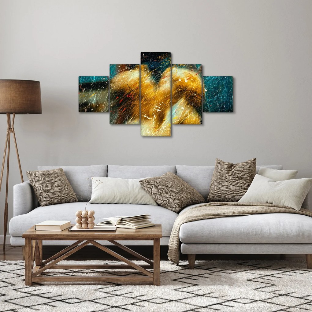 Obraz - Całujące się anioły (125x70 cm)
