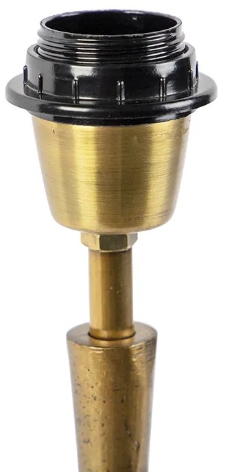 Lampa stołowa w stylu art deco brązowa bez klosza - Pisos ArtDeco Oswietlenie wewnetrzne