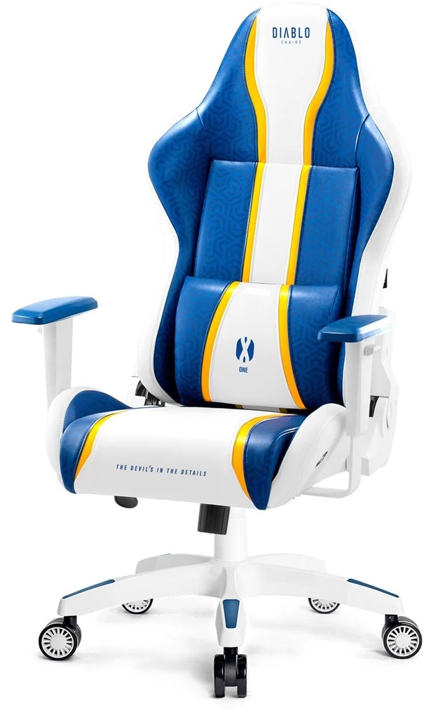 Fotel Gamingowy Diablo X-One 2.0 Small: Aqua Blue