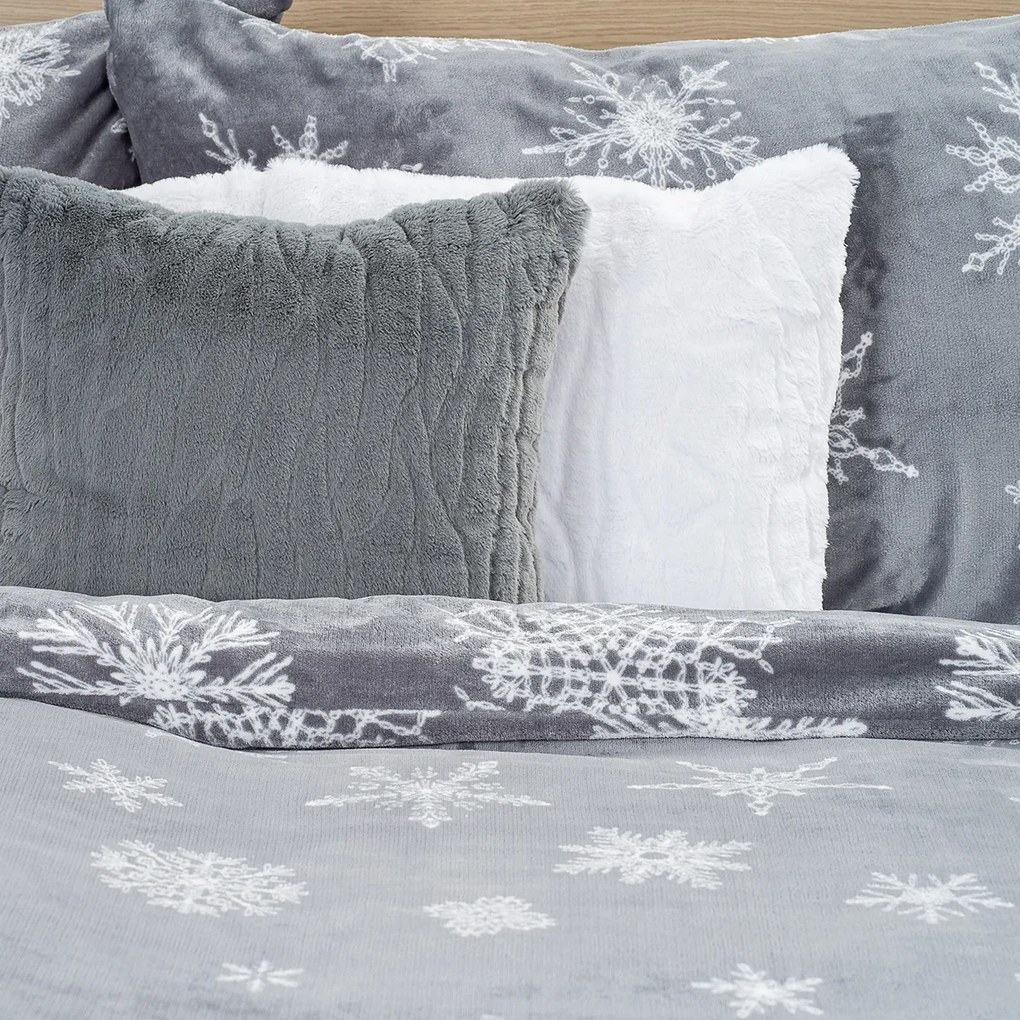 4Home Pościel mikroflanela Silent Snowfall, 140 x 220 cm, 70 x 90 cm