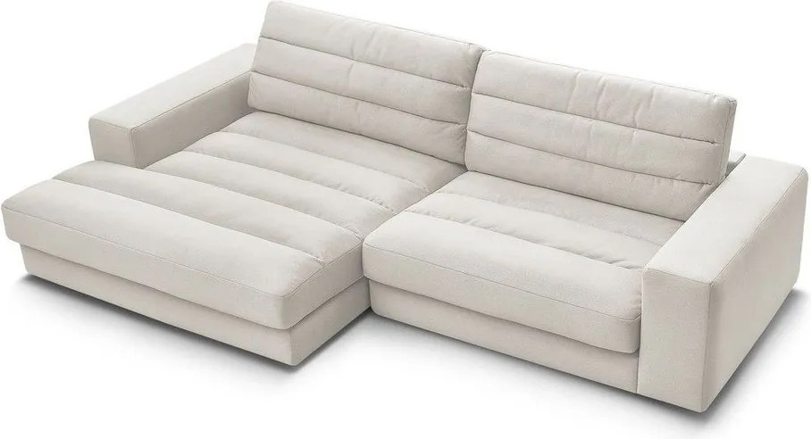 Beżowy aksamitny narożnik (lewostronny/z szezlongiem) Sierra – Bobochic Paris