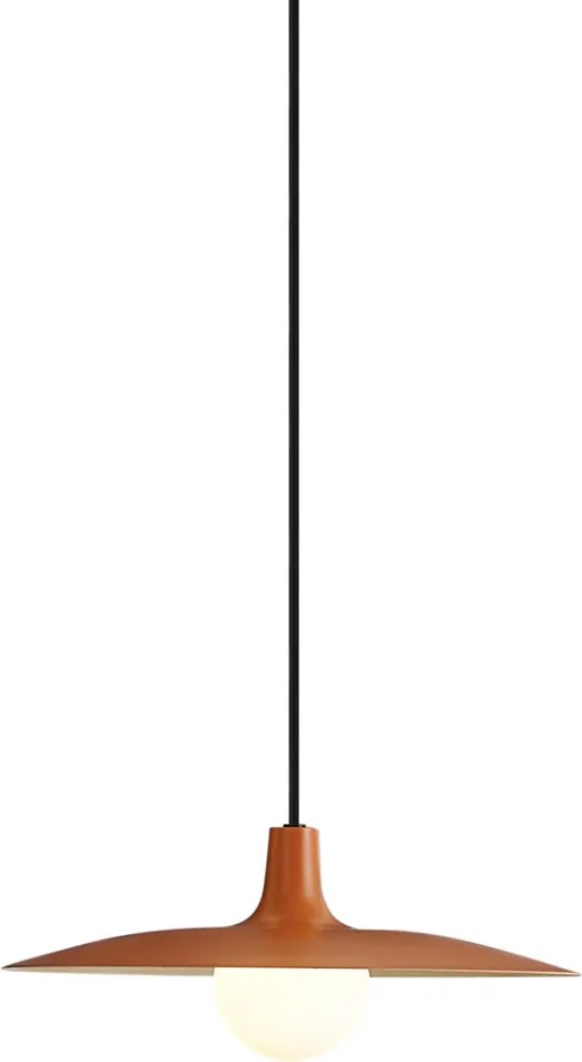 Retro Lampa Wisząca Pomarańczowa do Systemu Szynowego 1-Fazowego - Slimline Panzi