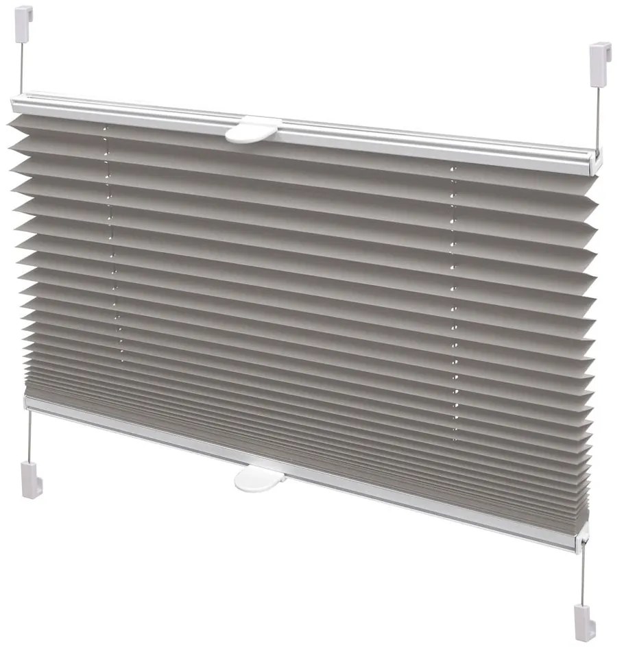 Szara roleta 97x150 cm Plisé Verona – Gardinia