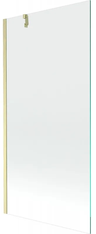 Mexen Next parawan nawannowy 1-skrzydłowy 90 x 150 cm, transparent, złoty szczotkowany - 895-090-000-00-00-55