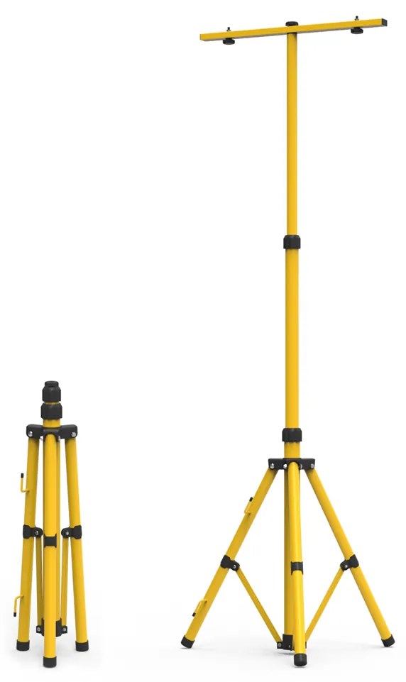 Naświetlacz Led na Statywie Bobby 2x50W 4000K, podwójny, stojak na lampy