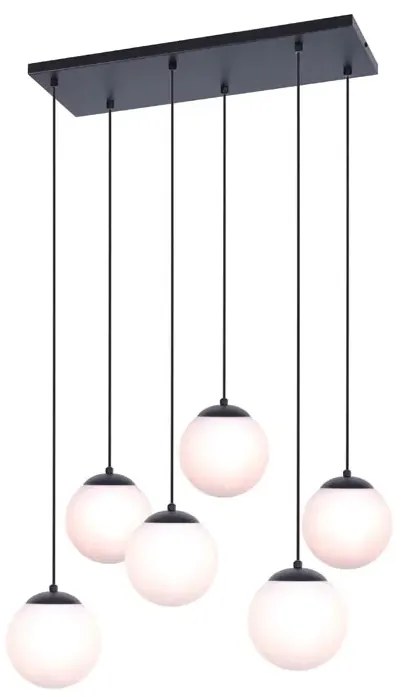 Lampa Wisząca Nad Stół Szklane Kule T6-C71