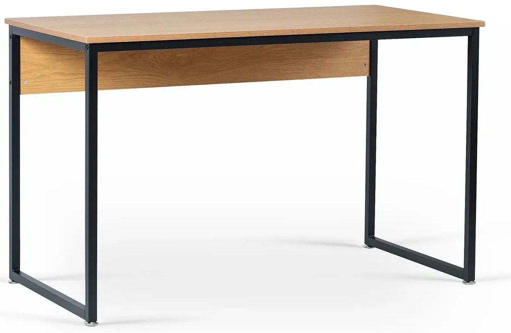 Minimalistyczne biurko do pracy dąb złoty T6-S57