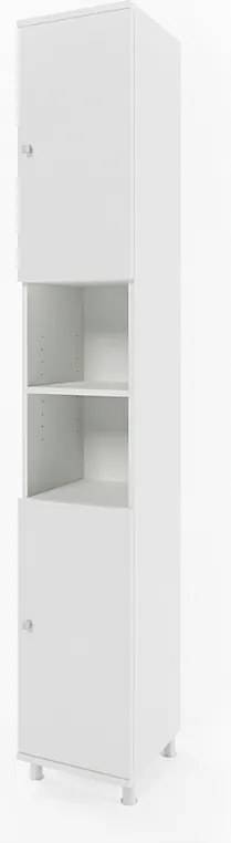 Szafka łazienkowa biały 30x30x190 fynn