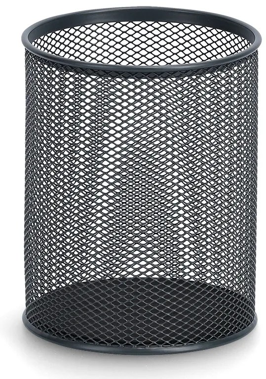 Kubek na przybory biurowe z metalowej siatki, Ø 11 cm