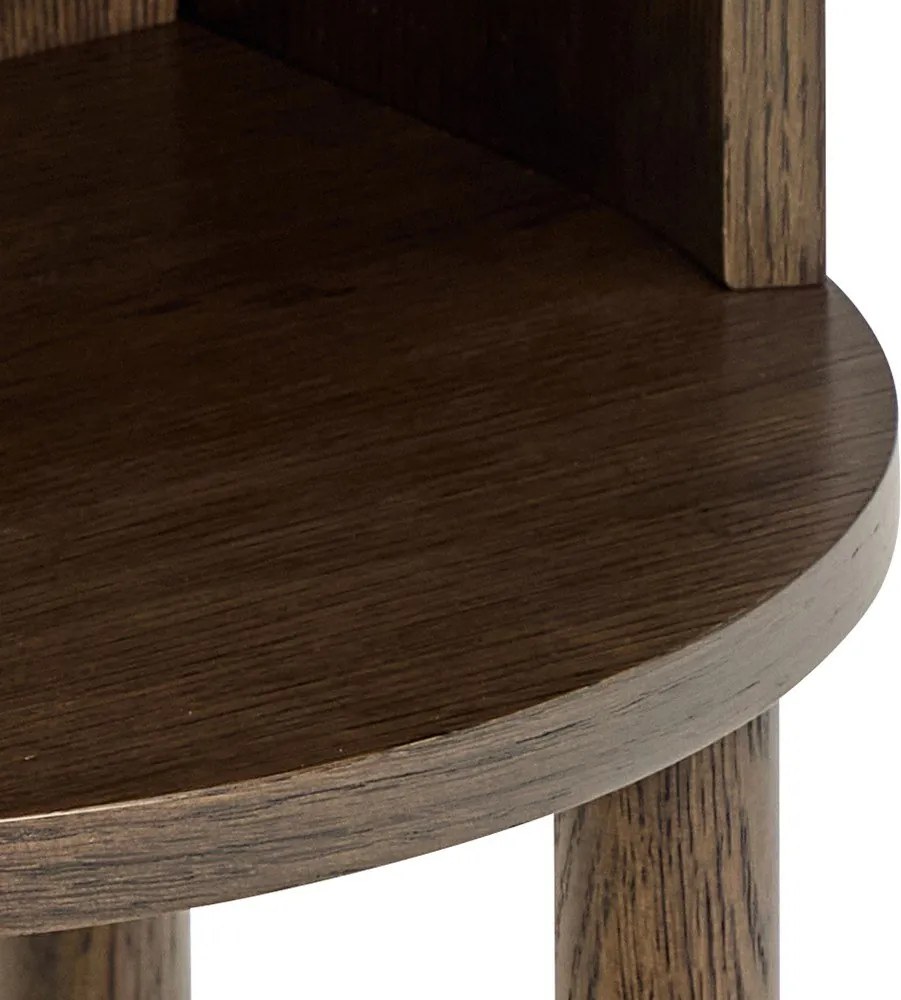 Szafka nocna w dekorze dębu w ciemnym naturalnym kolorze Paron – Actona