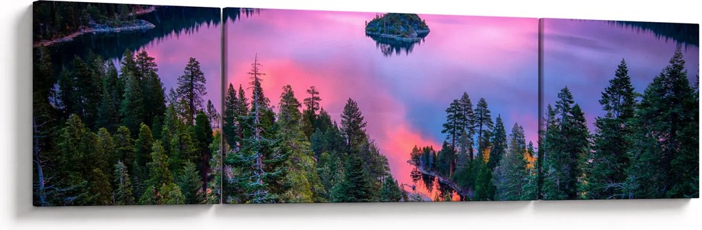 Obraz - Jezioro Tahoe, Sierra Nevada, Kalifornia, USA (170x50 cm)