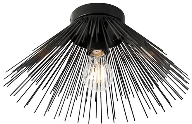 Plafon / Lampy sufitowe art deco czarny - Broom Nowoczesny Oswietlenie wewnetrzne