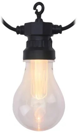 Girlanda ogrodowa zewnętrzna, 10 LED, 7,5 m