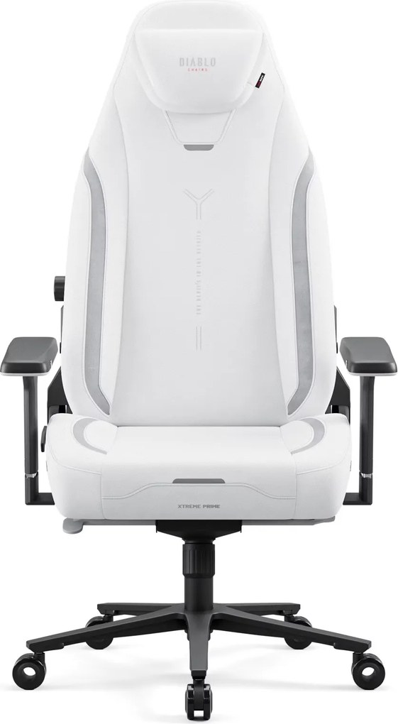 Fotel gamingowy materiałowy Diablo X-Eye Prime Normal Size, Ghosted White