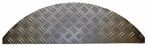Nakładka na schody Steel silver, 17,5 x 60 cm