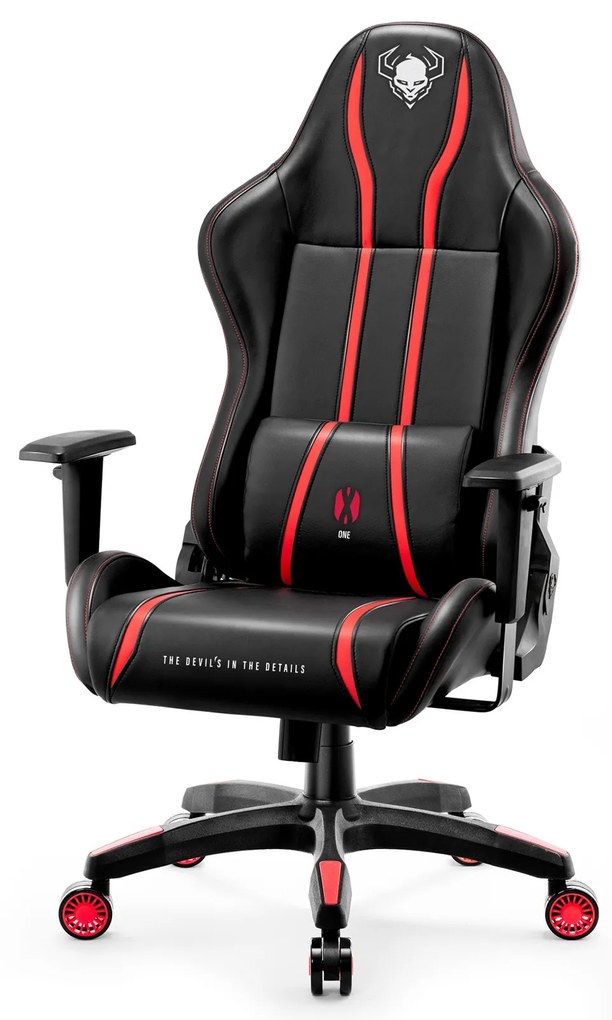 Fotel Gamingowy Diablo X-One 2.0 Small: Czarno-czerwony