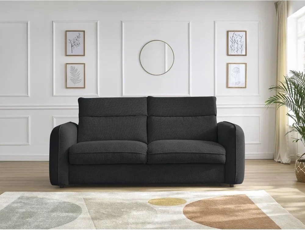Czarna sofa 236 cm Achille – Bobochic Paris